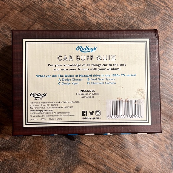 Ridley’s Car Buff Quiz - Picture 3 of 3